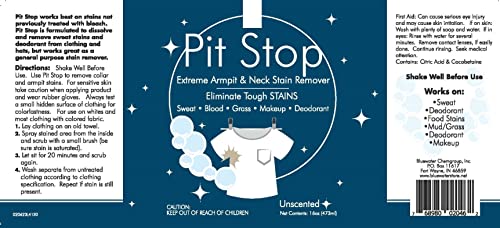 Armpit Stain Remover & Deodorant - Multi-Stain Formula, 16oz