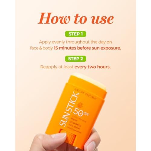 Nature Republic Aloe Vera Gel 92 Percent (3pc) x Sun Stick Set - New Soothing Moisture Korean Cosmetics