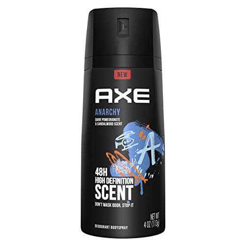 AXE Anarchy Body Spray Deodorant for Men 4 oz (Pack of 6)
