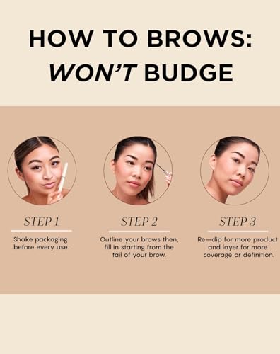 HALEYS Precision Brow Pen - Taupe 2-in-1 Eyebrow Makeup