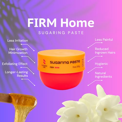 SUPER FIRM Sugaring Paste for HOME USE 11oz / 312g. Sugar Wax for BRAZILIAN and Underarms.