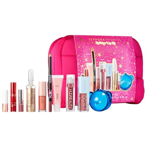 Sephora 10-Piece Holiday Lip Care Set - Gloss, Liner & Treatment