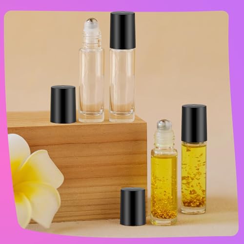 150 Pcs 10ml Essential Oil Roller Bottles with Stainless Steel Balls