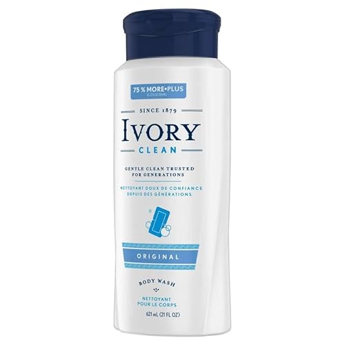 Ivory Original Scent Body Wash, 21 Fl Oz (Pack of 6)