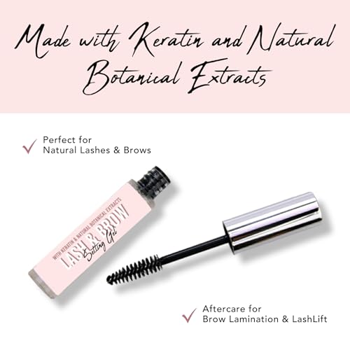 GladGirl Lash & Brow Setting Gel with Keratin