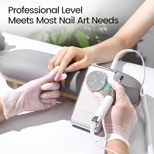 L'UGX Professional 30000RPM Cordless Nail Drill Machine