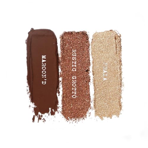 Nudestix Mini Nude Metallic Berry Eye Kit ? 3-Piece Cream Eyeshadow & Eyeliner Pencil Set for Long-Wear Color | Rich Berry Tones with Metallic Finish