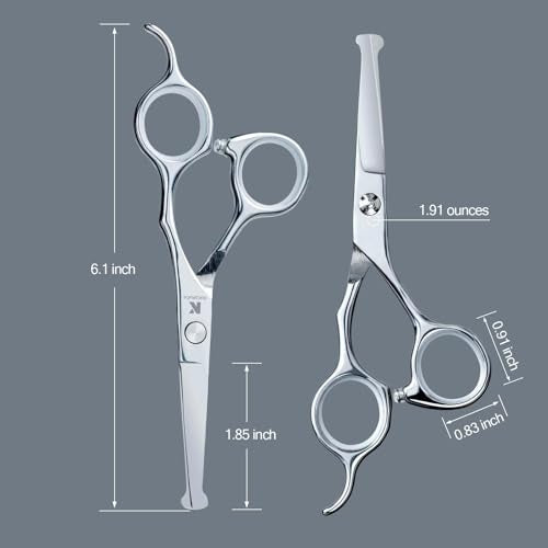 Kids Hair Cutting Scissors 6.1" Safety Rounded Tips