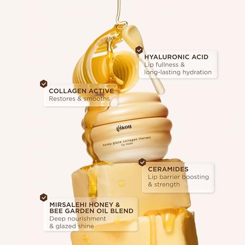 Gisou Honey Glaze Lip Mask - Intense Hydration & Repair