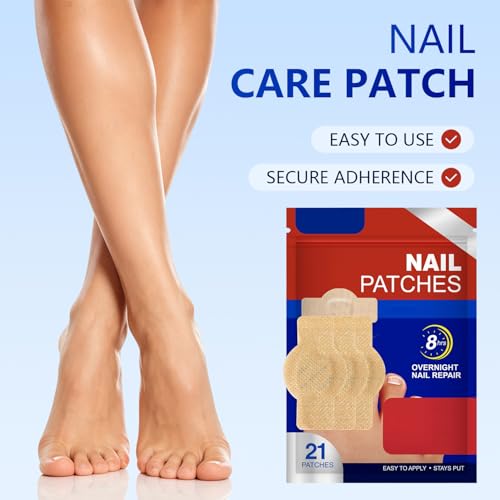 EOIRULA Toenail Patches - Fuss-Free Home Nail Care Set (21 Count)