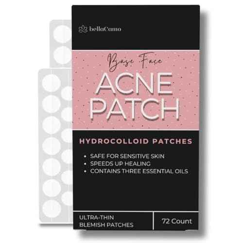 Clear Pimple Patches ? 72 Ct Hydrocolloid Acne Patches w/ Salicylic Acid & Tea Tree Oil ? Fast-Acting Zit Stickers for Face, Blemish & Spot Treatment ? Invisible, Waterproof & Gentle for All Skin