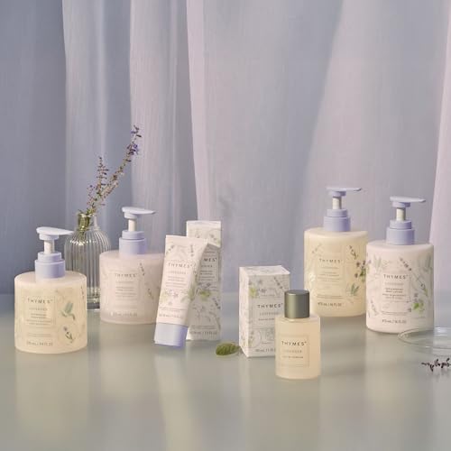 Thymes Lavender Hand Lotion for Dry Skin - Moisturizing Formula 9.4 fl oz