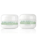 Mario Badescu Hyaluronic Eye Cream, 0.5 oz with Mario Badescu Seaweed Night Cream for Combination, Oily & Sensitive Skin| Oil-Free Moisturizer with