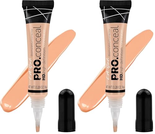 L.A. Girl HD Pro Concealer Porcelain GC969 Pack of 2