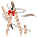 Eyebrow Pen - Upgraded 3D Liquid Eye Brow Microblading Pencil With Micro 4 Point Lift & Brow Pen Snatch, Long-Lasting Waterproof, Valentine's Day Gifts for Her (Light Brown)