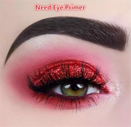 Go Ho Red Glitter Spray for Hair & Body, Festival Sparkle Powder, 10g