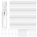 320 Pcs Mini Spray Bottles with 10 Perfume Dispensers, 10 Droppers, and 10 Funnels, Clear Refillable Glass Perfume Atomizer for Travel, Fragrance, Scent Samples, and Pocket Dispensers (5ml)