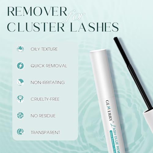 GEMERRY Lash Glue Remover - Fast Acting Eyelash Extension Remover