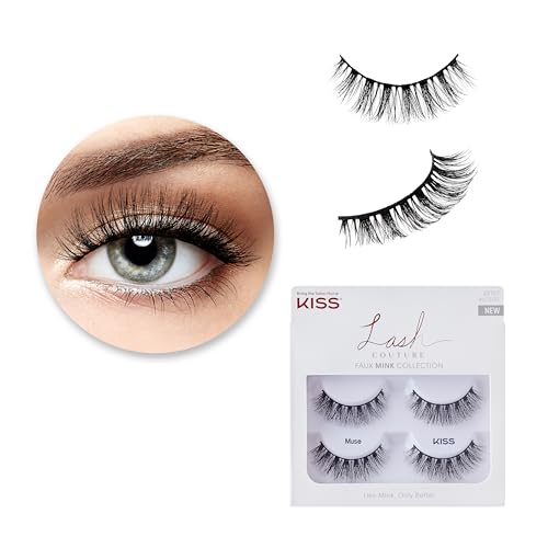 KISS Muse Faux Mink Lashes 14mm - 2 Pair Pack