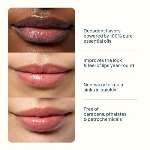Cliganic Organic Lip Balm Set 6 Pack - Natural Hydrating