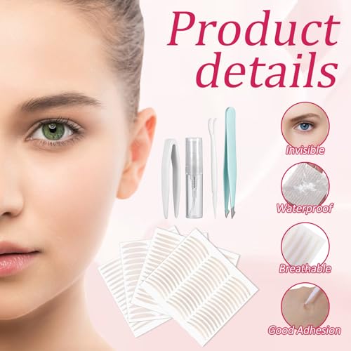 930PCS Waterproof Eyelid Tape for Hooded Eyes - Natural Lift Strips