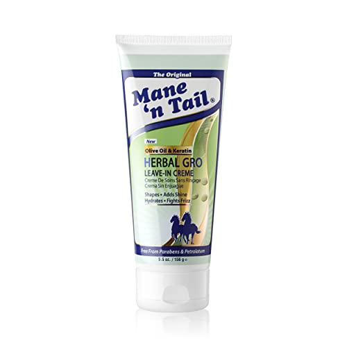Mane 'n Tail Herbal Gro Leave-In Cream - Maximum Volume & Shine 5.5 oz