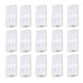 20 Pcs 15ML Clear Empty Plastic Oval Deodorant Containers Lipstick Lip Balm Tubes 0.5 Oz Oval Twist-Up Refillable Tubes BPA Free for DIY Lip Balm Lipstick Crayon Chapstick Homemade Aromatherapy