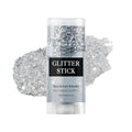 Silver Face and Body Glitter Stick,Holographic Neon Accessories Outfit Singer Concert Sparkling Festival Rave Glitter Makeup