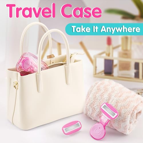 Travel Razor for Women with Case - 5-Blade Smooth Shaving