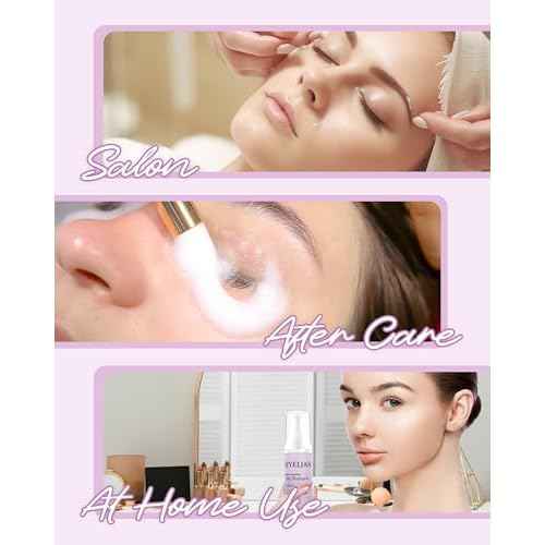 BEYELIAN Cluster Lash Glue Remover, Shampoo Kit for Eyelash Extension, 100ML Eyelash Shampoo, White Eyelash Extension Cleanser, Lash Eyelid Foam Cleaning Kit for Salon Use and Home Use