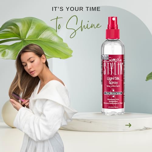 Simply Stylin' Light Silk Hair Spray - Heat Protectant & Anti-Frizz