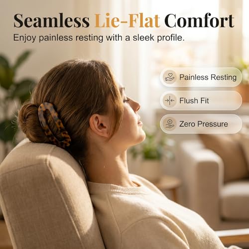 4PC Flat Claw Hair Clips for Women, Strong Hold, Stylish Hair Accessories