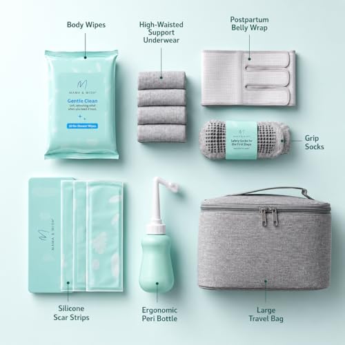 Mama & Wish C-Section Recovery Kit - 12-Pc Postpartum Essentials