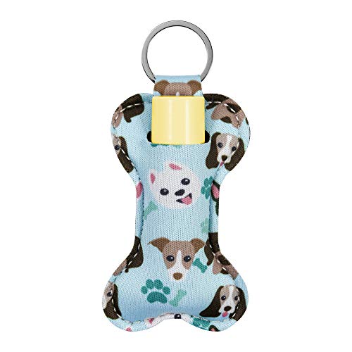 Beautyflier Neoprene Chapstick Lipstick Keychain Holder