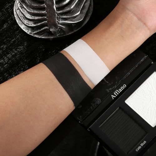 Black & White Eyeshadow Palette - Gothic Halloween Makeup