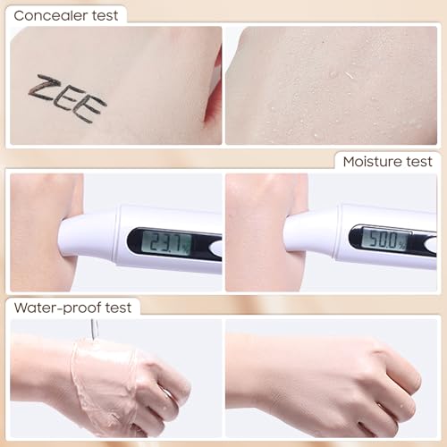 Air Cushion CC Cream Mushroom Head Foundation - Moisturizing BB Creams Foundation, Long-Lasting Waterproof Matte Concealer for Even Skin Tone£¬Gifts for Women (Natural, 1 PCS)
