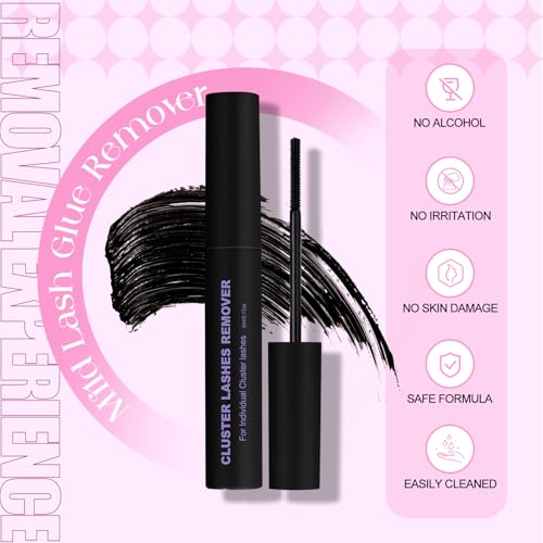Wendy Lash Clusters Kit - 980 Pcs, 10-18mm Mixed, D Curl