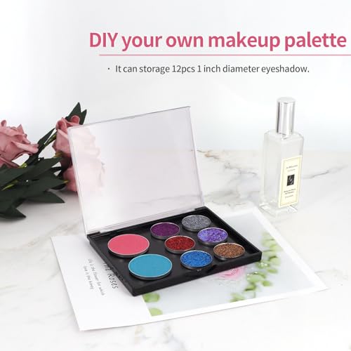 DIY Magnetic Eyeshadow Palette with 40 Metal Stickers