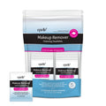Epielle Makeup Remover Wipes Singles, Remove Dirt, Oil, Waterproof Mascara, Gentle Daily Facial Cleanser Towelettes, Stocking Stuffers, 15 Individually Wrapped Wipes