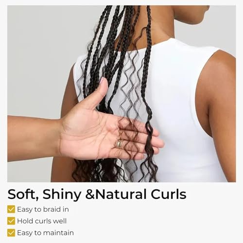 Wequeen 16A Deep Wave Braiding Hair 100g 20 Inch 2 Bundle