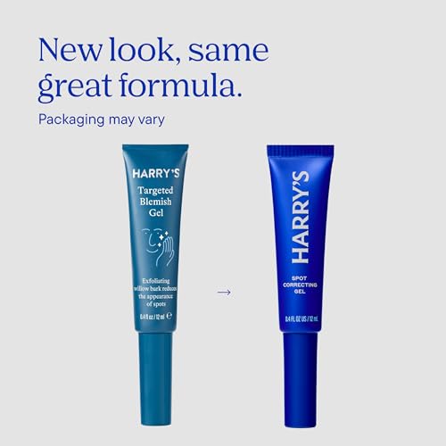 Harry's Targeted Blemish Treatment, Men's Skincare to Calm Blemishes & Reduce Visible Redness, 0.4 Fl Oz, 2 Pack