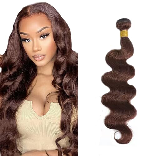 #4 Brown Body Wave Human Hair Bundle - 28 Inch, 50g - FuivJuix