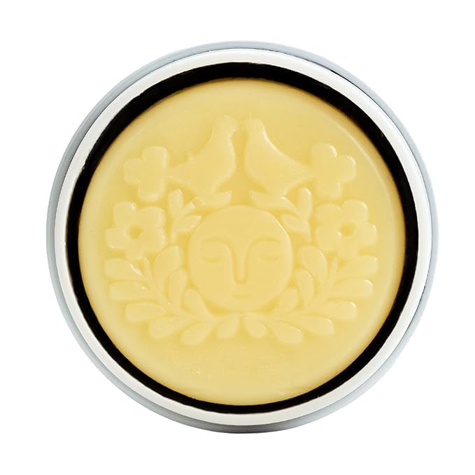 Moon Valley Organics Herbal Lotion Bar in Bergamot Geranium, Moon Melt Bar, Calendula and Comfrey, Beeswax, Heal and Restore Chapped Skin, Soothing