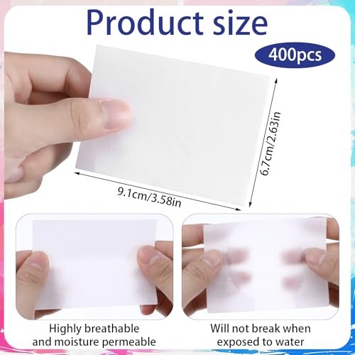Hair Perm Paper 400 Sheets - Disposable Curling Tissue for Salon & Home