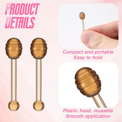 40 Pcs Lip Balm Applicators - Reusable Lip Brush Sticks