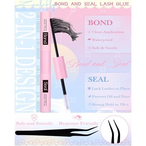 Natural Lash Clusters Kit 8-10-12mm Short Eyelash Clusters Kit Wispy Cluster Eyelash Extensions C Curly Individual Lash Extensions DIY Eyelash Extension with Lash Bond and Seal, Tweezers by ZANLUFLY