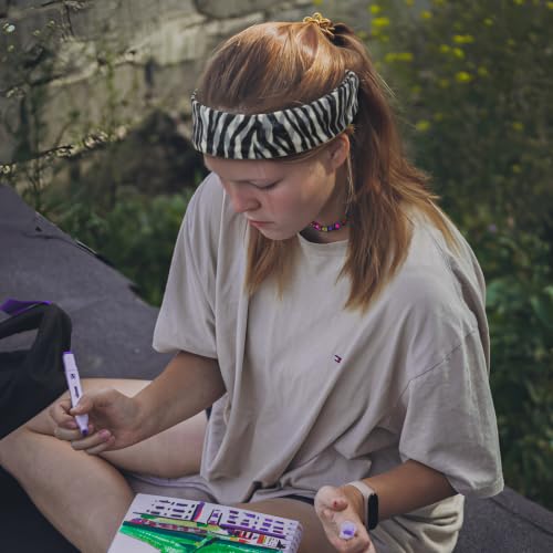 Cobahom Wide Headbands for Women (6-Pack) - Stretchy, Non-Slip