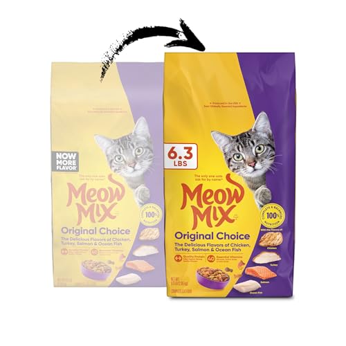Meow Mix Original Choice Dry Cat Food, 6.3 lb Bag