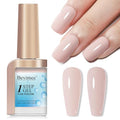 Bevimee 4-in-1 Nude Nail Polish - Quick Dry, Long Lasting Color