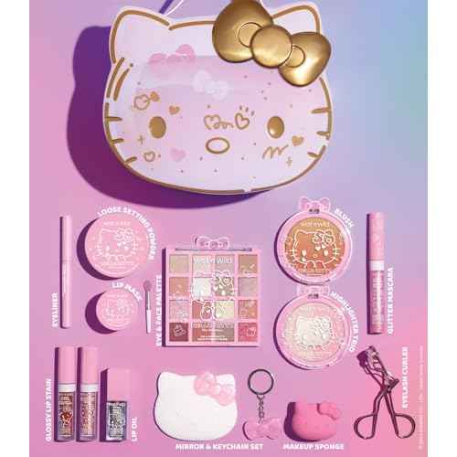 wet n wild Hello Kitty PR Box, Makeup Set with Versatile Unique looks, 2-Layered Keepsake Box, Buildable & Blendable Formulas, Cruelty-Free & Vegan